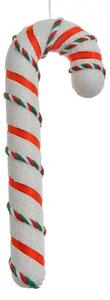 Vánoční závěsná ozdoba červeno-zelená cukrová hůlka Candy Cane – 10x3x26 cm