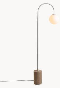 Stojací lampa z travertinu Tivoli