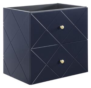 Koupelnová sestava ELEGANCE Blue Typ: Skříňka pod umyvadlo Elegance blue 82-60-C-2S / 60 x 61 x 46 cm
