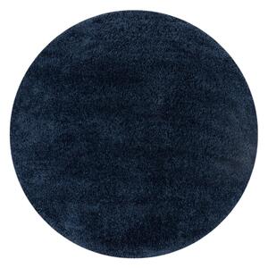 Tmavě modrý kulatý koberec ø 133 cm – Flair Rugs