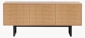 Dřevěná komoda Mora Herringbone
