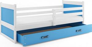Falco Dětská postel Riky 90x200 s úložným prostorem, bílá