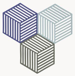Sada podtácků Hexagon, 3 díly