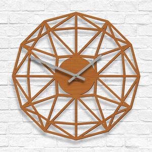 DUBLEZ | Polygonální dřevěné hodiny na stěnu