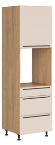 BRW Kuchyně Family Line Iris DPS-60/207-2SFB/SFB/L, dub hikora/alhamra mat