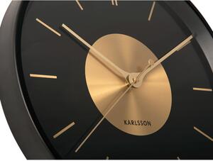 Nástěnné hodiny ø 35 cm Gold Disc – Karlsson