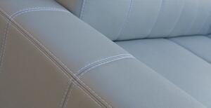 Falco Rohová sedací souprava Rest, rozkládací s úložným prostorem, levá, tmavě šedá Inari 94/bílá Soft 17