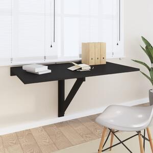 Nástěnný sklápěcí stůl černý 100 x 60 x 56 cm kompozitní dřevo
