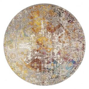 Festival koberce Kusový koberec Picasso K11597-01 Feraghan kruh Béžová, Vícebarevná - 133x133 (průměr) kruh cm