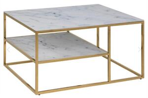 Konferenční stolek MELLISA 3 | bílý mramor