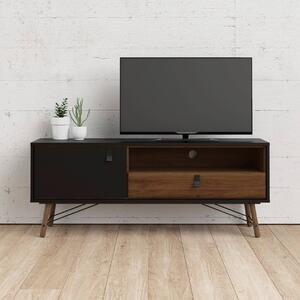 TV stolek RY 86007 černý mat/ořech - TVI