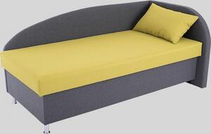 Dřevona - Elitte Čalouněná postel AVA NAVI, s úložným prostorem, 90x200, pravá, SORO 97