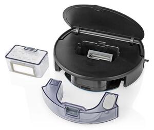 Nedis WIFIVCR001CBK - Chytrý robotický vysavač s mopem Wi-Fi černá + DO