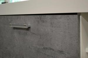 Obývací stěna Samba bílá/beton - JUREK