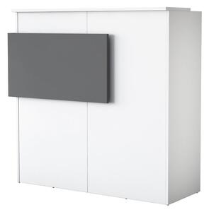 PC stolek Pemola (bílá + antracit). Akce -25%