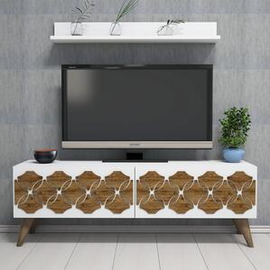 TV stolek/skříňka Lamutu (bílá). 1095562