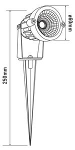 HÖFFTECH - LED Venkovní lampa LED/5W/230V IP65