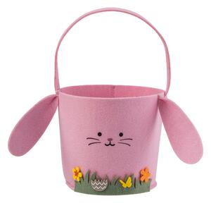Livarno home Velikonoční plstěný košík, Ø 16 cm (plandavé ucho) (100386407002)