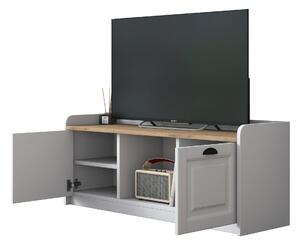 TV stolek/skříňka Kupode 2 (ořech + bílá). 1095603