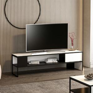 TV stolek/skříňka Bumemu 2 (bílá + černá). 1095621