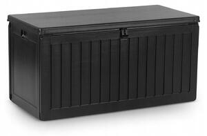 Zahradní úložný box plast 270 l černý