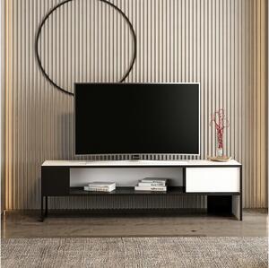 TV stolek/skříňka Bumemu 2 (bílá + černá). 1095621