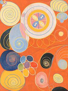 Obrazová reprodukce The 10 Largest No.3 (Orange Abstract) - Hilma af Klint