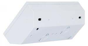 OSP K-SIM, Rohová zásuvka 2x 250V, barva matná hnědá / stříbrná, bez kabelu