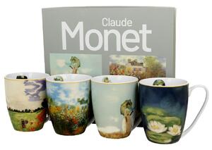 Porcelánový hrnek Monet 350 ml sada 4ks