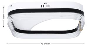 Brilagi - LED Stmívatelné svítidlo SIRELI LED/56W/230V 3000-6000K 40x40 cm + DO