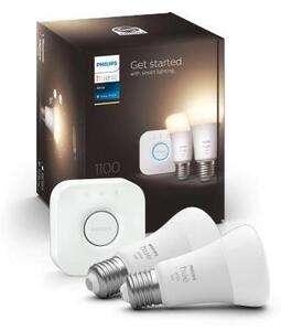 PH 8719514289116 Hue Bluetooth LED White set 2ks žárovek Philips + Hue Bridge můstek 8719514289116 E27 A60 10W 1055lm 2700K stmívatelné - PHILIPS (929002469201)