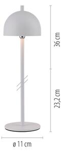 Schöner Wohnen 19244-16 - LED Stm. stolní lampa BELLIS LED/2,5W/5V IP54 bílá
