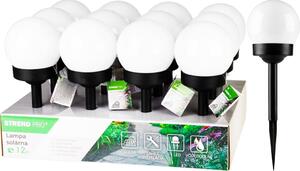 12 ks Lampa Solar Birdun, 10 cm, 1 LED, AAA, bal. 12 ks