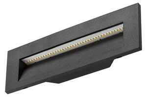 Rabalux 77190 - LED Ven. nástěnné svítidlo KAVALA LED/6W/230V IP65 černá