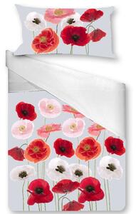 Gipetex Natural Dream 3D italské povlečení 100% bavlna Poppies - 140x200 / 70x90 cm