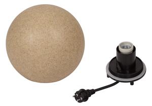 Kanlux 45934 - Venkovní lampa STONO 1xE27/15W/230V pr. 20 cm IP65 béžová