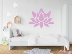 Lotosový květ - samolepky na zeď Barevná varianta: fialová