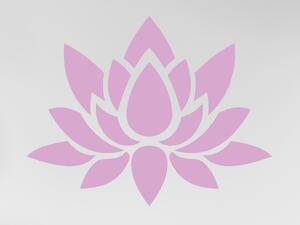 Lotosový květ - samolepky na zeď Barevná varianta: fialová