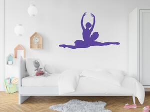 Baletka - samolepky na zeď Barevná varianta: fialová