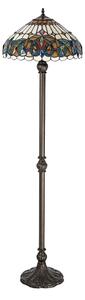 Brilagi - Tiffany vitrážová stojací lampa LUISA 2xE27/60W/230V