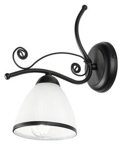 Nástěnná lampa RETRO 1xE27/60W/230V černá/bílá