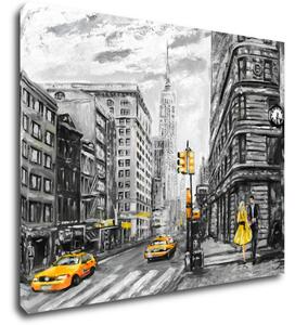 Impresi Obraz New York žluté detaily - 90 x 70 cm