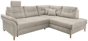 ROHOVÁ SEDAČKA, textil, béžová Livetastic - Sedací soupravy, Online Only