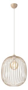 Lustr na lanku DESTELLO 1xE27/15W/230V pr. 33 cm béžová