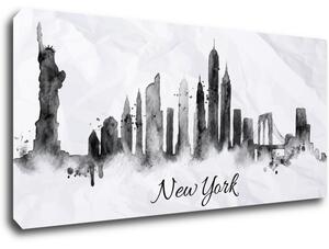 Impresi Obraz New York panorama - 90 x 40 cm