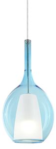 Závěsné svítidlo 2x E27 modrá IP20 Ideal Lux KALIQUE 360041