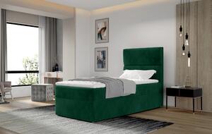 Jednolůžková kontinentální postel 90x200 OAKENLY - zelená