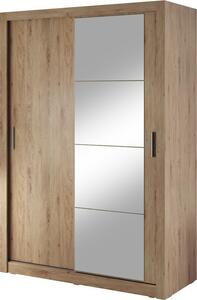 Casarredo - Komfort nábytek Šatní skříň 04 ARTI 150 dub shetland/zrcadlo