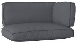 Sada polštářů na paletu 3 pcs Antracit Oxford látka