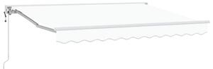 Rám markýzy Bílý 350 x 200 cm Polyester s PU povrchovou úpravou